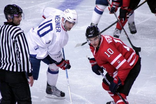 Photo hockey reportage France Canada : Vu par Nicolas