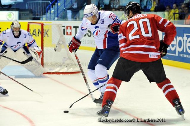 Photo hockey reportage Mondial 11: La France trop tendre !