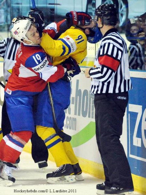 Photo hockey reportage Mondial 11: La Norvège historique !