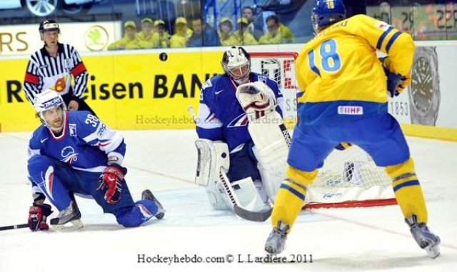Photo hockey reportage Mondial 11: Les Bleus battus