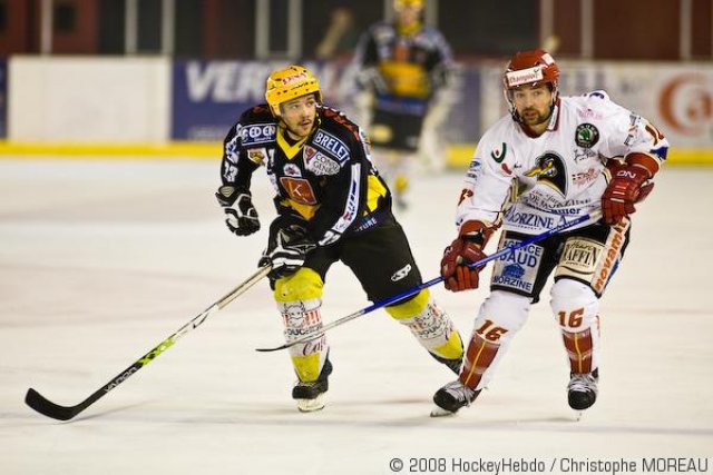 Photo hockey match Strasbourg  - Morzine-Avoriaz le 11/10/2008