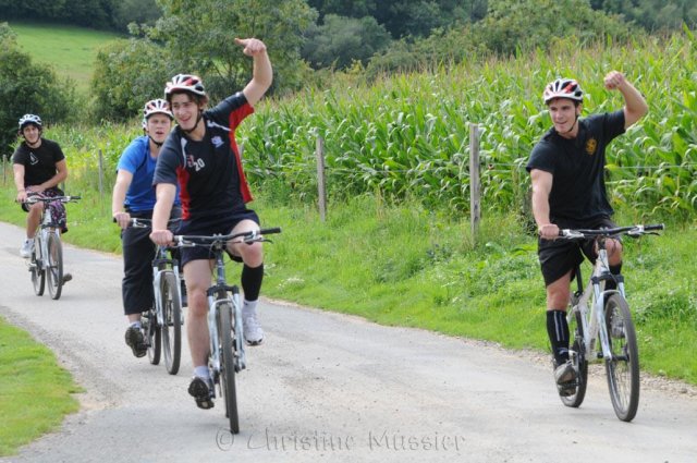 Photo hockey reportage Les Drakkars en stage