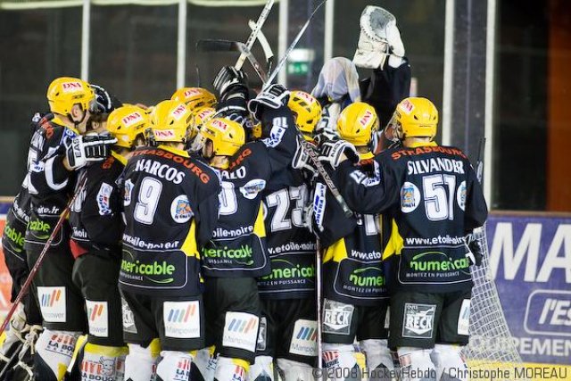 Photo hockey match Strasbourg  - Morzine-Avoriaz le 11/10/2008