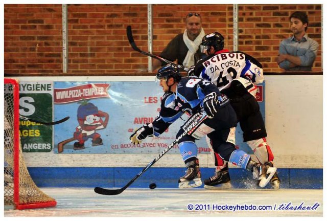 Photo hockey reportage Angers vs Caen en images