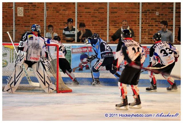 Photo hockey reportage Angers vs Caen en images
