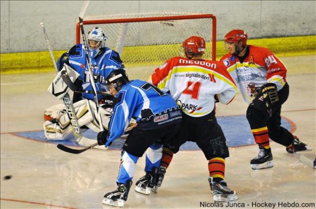 Photo hockey reportage Meudon vs Tours en images