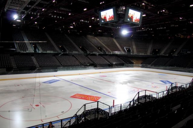Photo hockey reportage Tre Kronors Légends à l’Aréna de Montpellier.