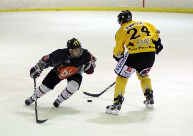 Photo hockey reportage Amical : Amiens - Rouen en images