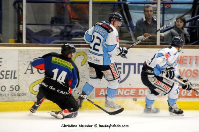 Photo hockey reportage Amical : Caen - Angers en images