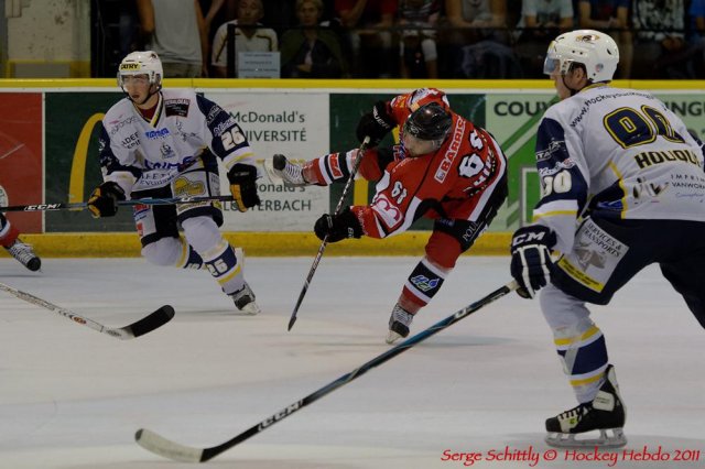 Photo hockey match Mulhouse - Dunkerque le 10/09/2011