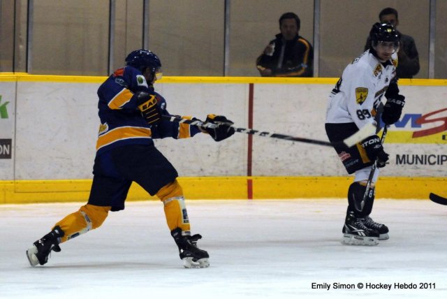 Photo hockey match Dijon  - Chamonix  le 17/09/2011