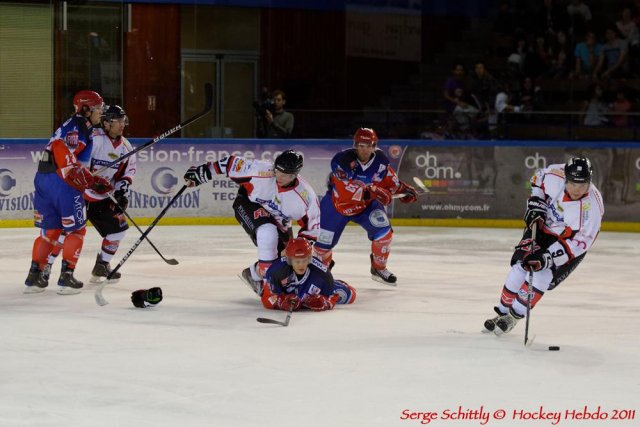 Photo hockey match Lyon - Mulhouse le 17/09/2011