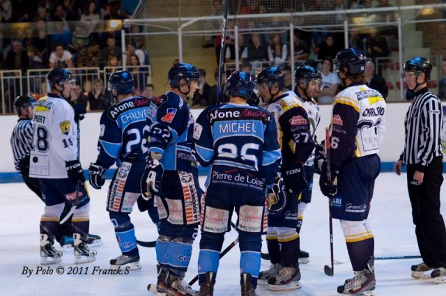 Photo hockey match Angers  - Chamonix  le 24/09/2011