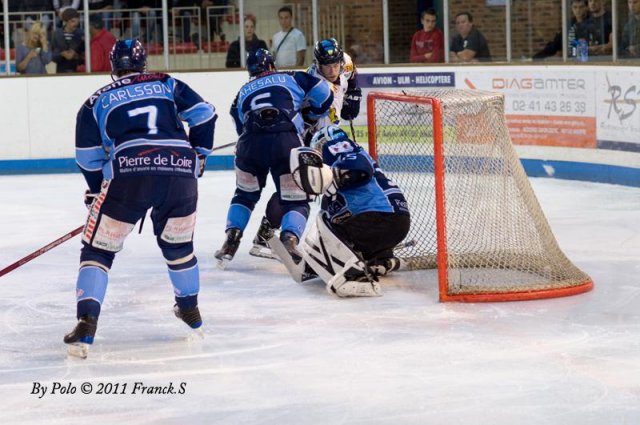 Photo hockey match Angers  - Chamonix  le 24/09/2011
