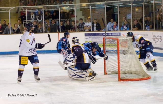 Photo hockey match Angers  - Chamonix  le 24/09/2011