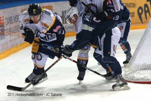 Photo hockey match Grenoble  - Chamonix  le 08/10/2011