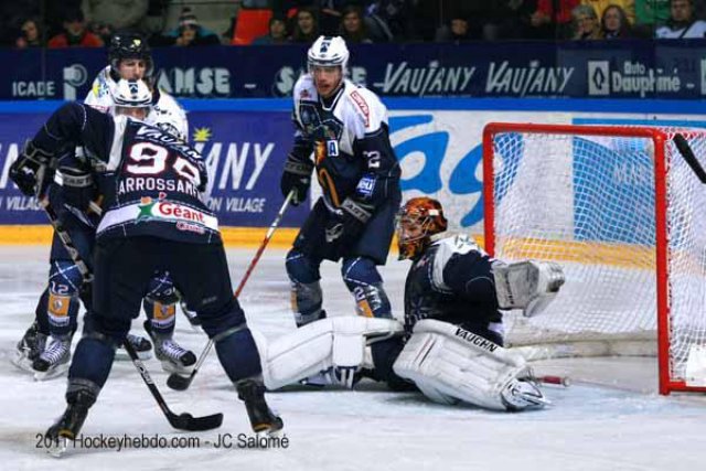 Photo hockey match Grenoble  - Chamonix  le 08/10/2011