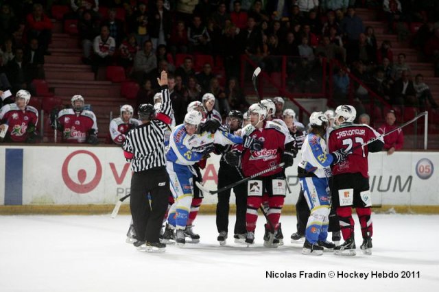 Photo hockey match Briançon  - Gap  le 11/10/2011