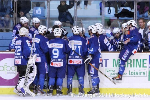 Photo hockey match Montpellier  - Dunkerque le 15/10/2011
