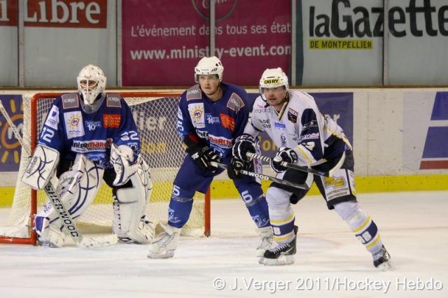 Photo hockey match Montpellier  - Dunkerque le 15/10/2011