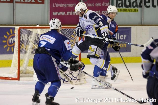 Photo hockey match Montpellier  - Dunkerque le 15/10/2011