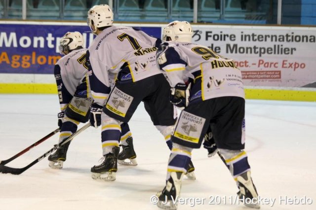 Photo hockey match Montpellier  - Dunkerque le 15/10/2011