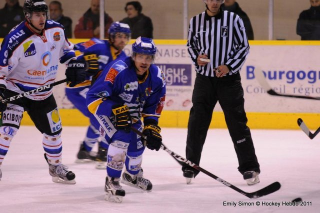 Photo hockey match Dijon  - Caen  le 22/10/2011