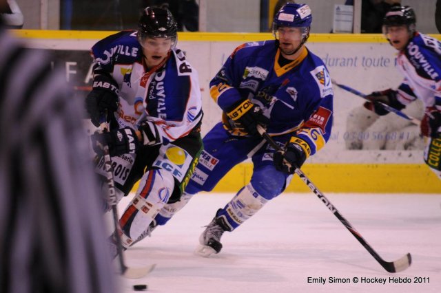 Photo hockey match Dijon  - Caen  le 22/10/2011