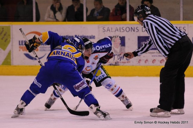 Photo hockey match Dijon  - Caen  le 22/10/2011