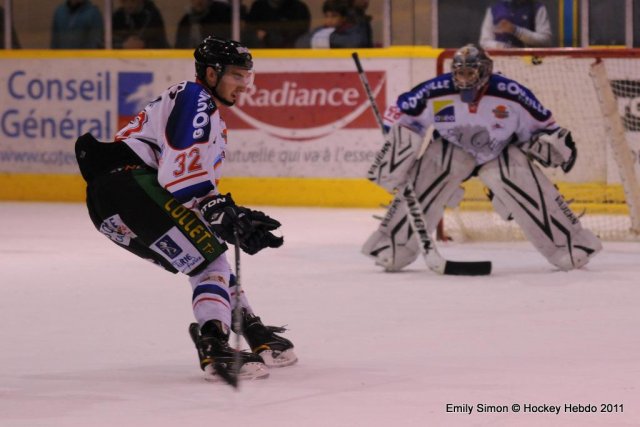 Photo hockey match Dijon  - Caen  le 22/10/2011