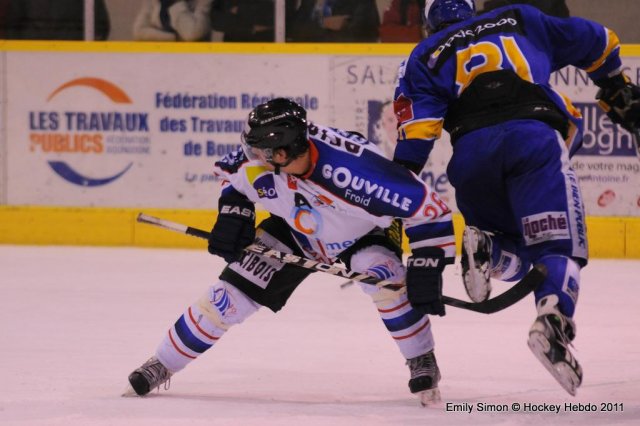 Photo hockey match Dijon  - Caen  le 22/10/2011