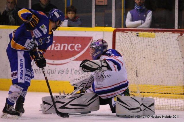 Photo hockey match Dijon  - Caen  le 22/10/2011