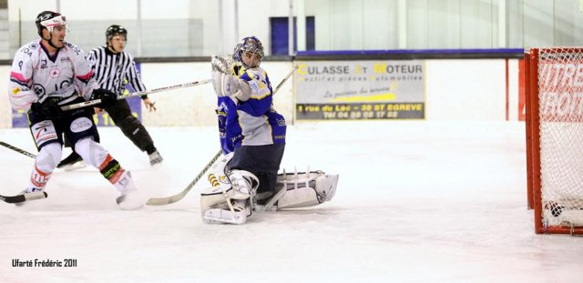 Photo hockey match Villard-de-Lans - Epinal  le 22/10/2011