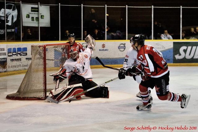 Photo hockey match Mulhouse - Toulouse-Blagnac le 22/10/2011