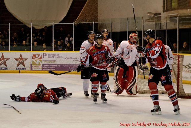 Photo hockey match Mulhouse - Toulouse-Blagnac le 22/10/2011