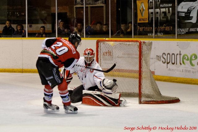 Photo hockey match Mulhouse - Toulouse-Blagnac le 22/10/2011