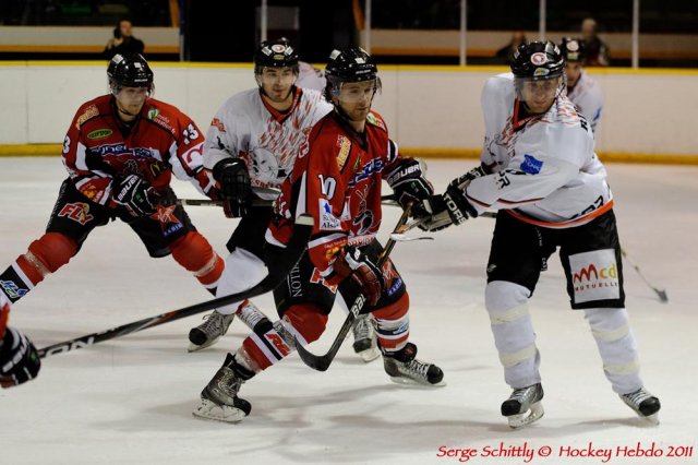 Photo hockey match Mulhouse - Toulouse-Blagnac le 22/10/2011