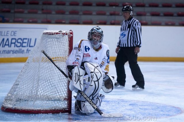 Photo hockey reportage D3 : Marseille vs Morzine en images