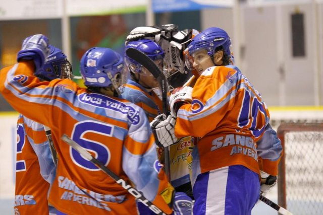 Photo hockey match Clermont-Ferrand - Wasquehal Lille le 22/10/2011