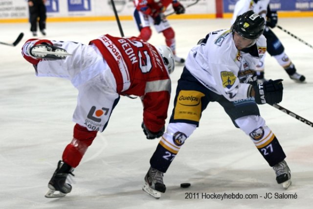 Photo hockey match Grenoble  - Chamonix  le 26/10/2011