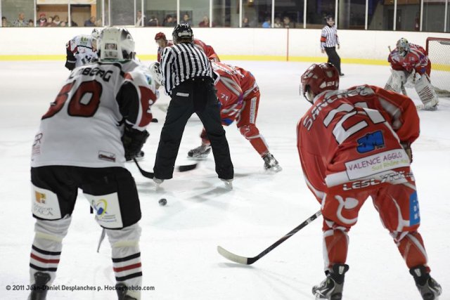Photo hockey match Valence - Briançon  le 25/10/2011
