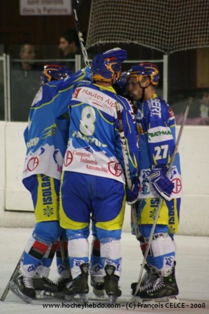 Photo hockey match Gap  - Briançon  le 16/10/2008