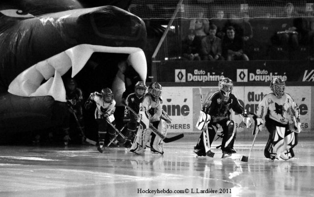 Photo hockey match Grenoble  - Chamonix  le 26/10/2011