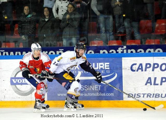 Photo hockey match Grenoble  - Chamonix  le 26/10/2011