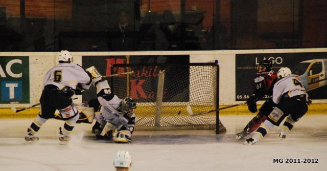 Photo hockey match Bordeaux - Dunkerque le 29/10/2011