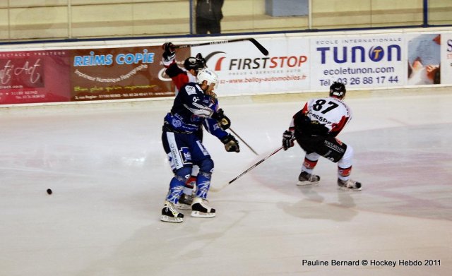 Photo hockey match Reims* - Mulhouse le 29/10/2011