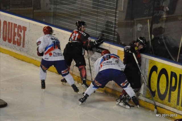 Photo hockey match Bordeaux - Lyon le 05/11/2011