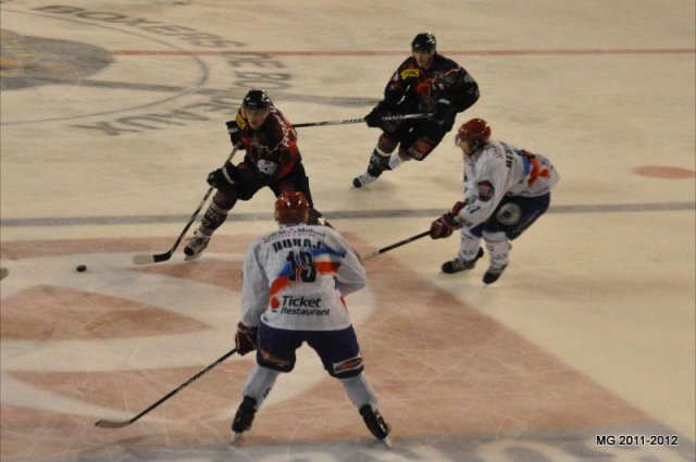 Photo hockey match Bordeaux - Lyon le 05/11/2011