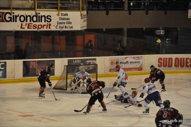 Photo hockey match Bordeaux - Lyon le 05/11/2011