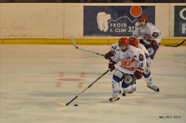 Photo hockey match Bordeaux - Lyon le 05/11/2011